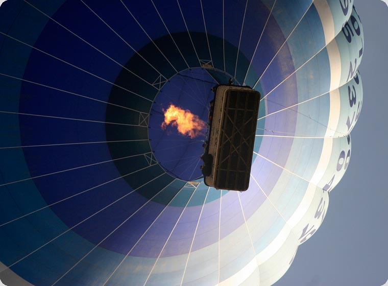 Auschnitt eines Ballons